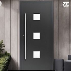 Алюминиевая входная дверь SOLID DOOR Aluvet Esthetic, арт. 222104